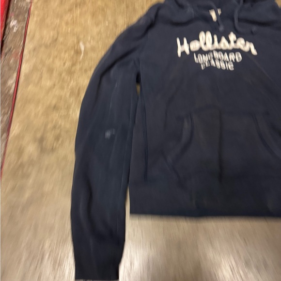 Hollister Women's Dark Blue Hoodie size medium - Picture 2 of 7